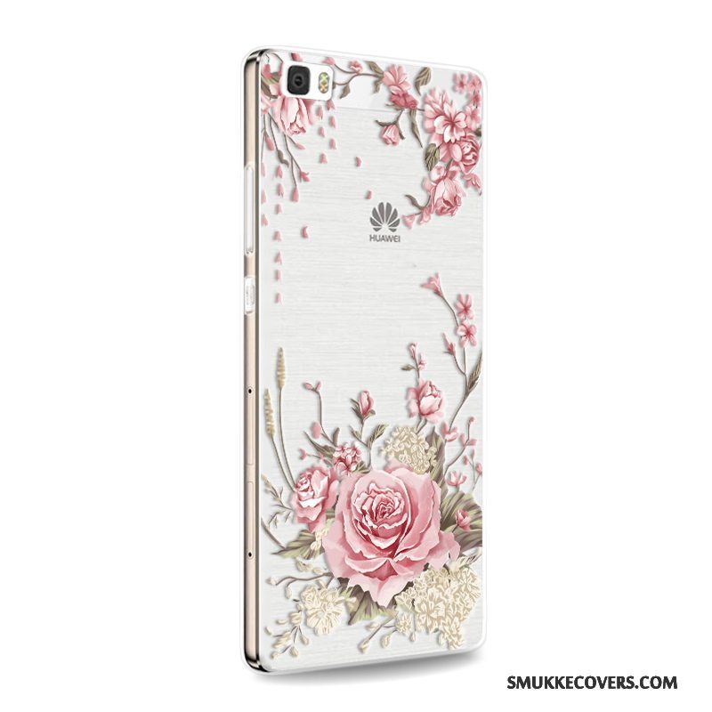 Etui Huawei P8 Lite Beskyttelse Ungdom Lyse, Cover Huawei P8 Lite Blød Telefonlilla