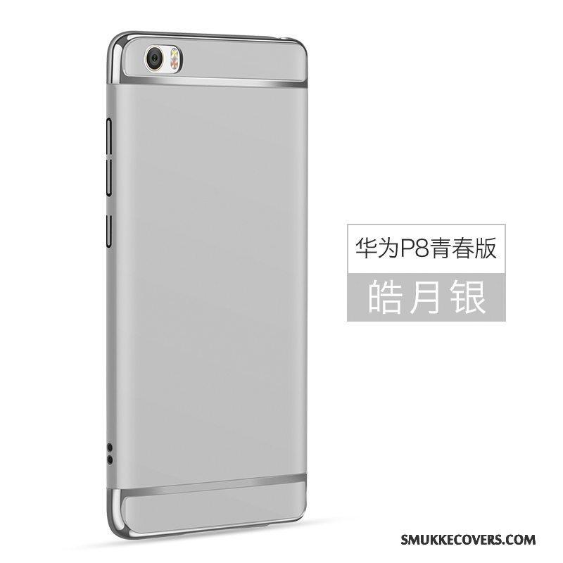 Etui Huawei P8 Lite Kreativ Telefonblå, Cover Huawei P8 Lite Beskyttelse Nubuck Trend