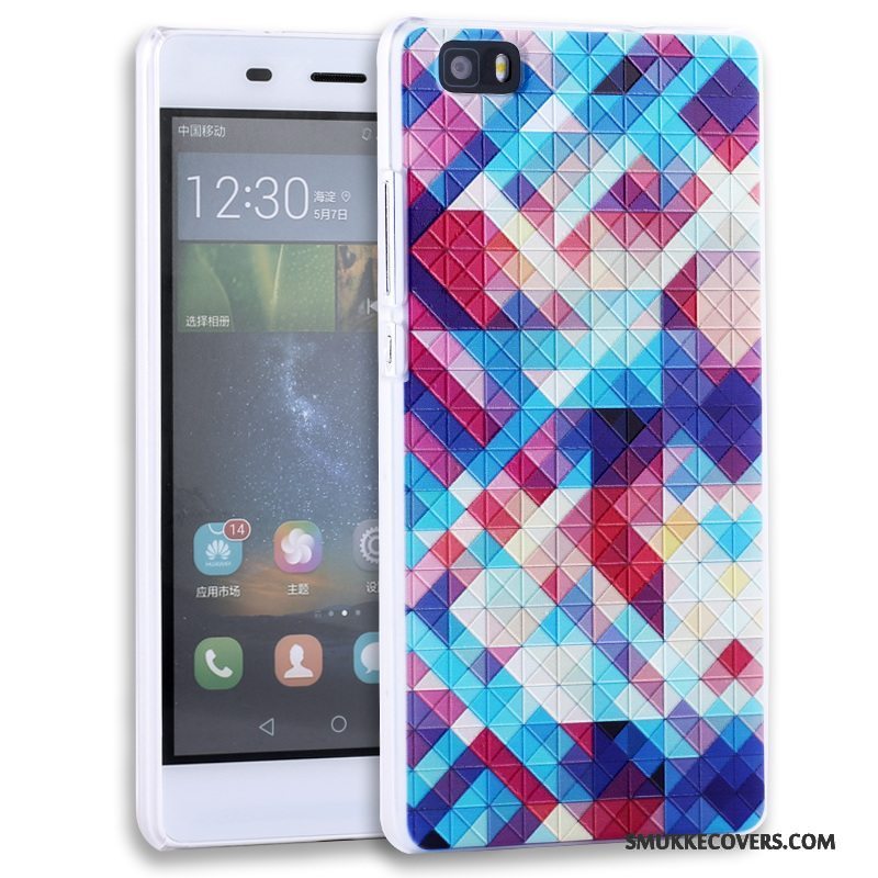 Etui Huawei P8 Lite Relief Telefonungdom, Cover Huawei P8 Lite Beskyttelse Lilla