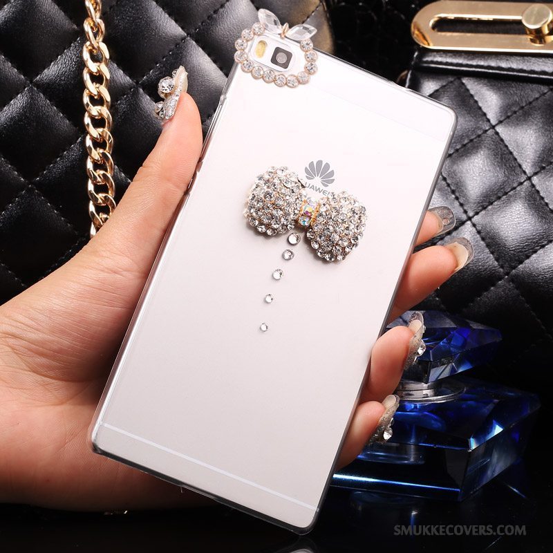 Etui Huawei P8 Lite Strass Telefonungdom, Cover Huawei P8 Lite Beskyttelse Hård Guld