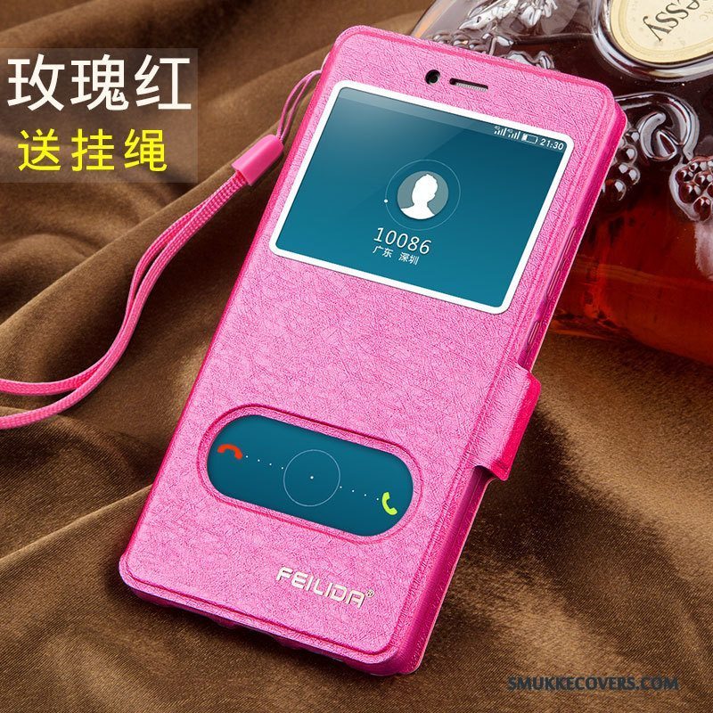 Etui Huawei P9 Lite Beskyttelse Mørkeblå Telefon, Cover Huawei P9 Lite Læder Ungdom