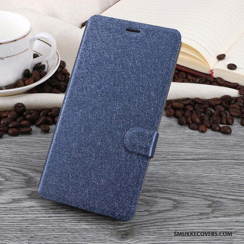 Etui Huawei P9 Lite Folio Blå Telefon, Cover Huawei P9 Lite Læder Ungdom