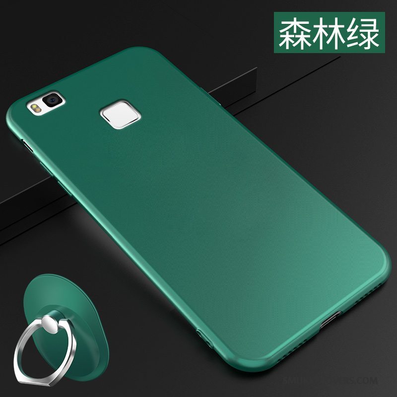 Etui Huawei P9 Lite Silikone Ungdom Telefon, Cover Huawei P9 Lite Blød Simple Grøn