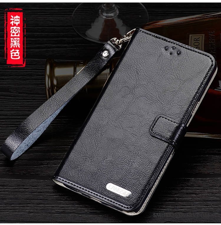 Etui Huawei P9 Luksus High End Telefon, Cover Huawei P9 Læder Anti-fald Rød