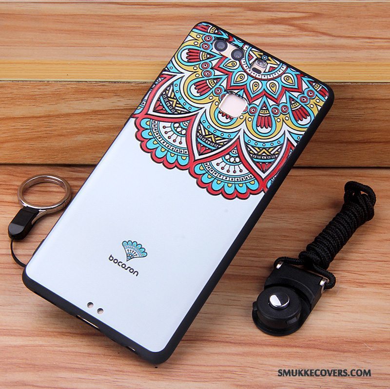 Etui Huawei P9 Plus Beskyttelse Anti-fald Hvid, Cover Huawei P9 Plus Blød Trend Telefon
