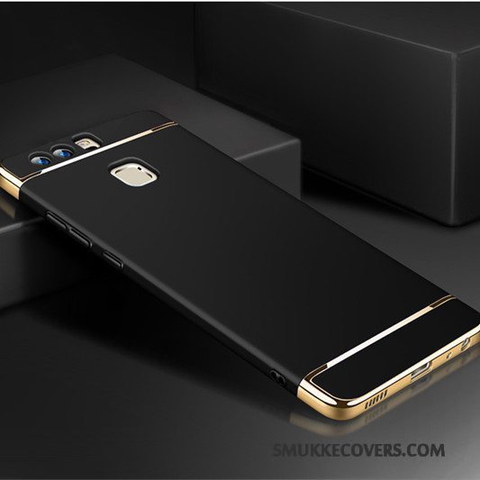 Etui Huawei P9 Plus Beskyttelse Pu Telefon, Cover Huawei P9 Plus Tasker Guld Anti-fald