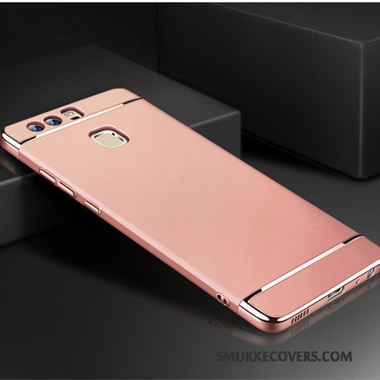 Etui Huawei P9 Plus Beskyttelse Pu Telefon, Cover Huawei P9 Plus Tasker Guld Anti-fald