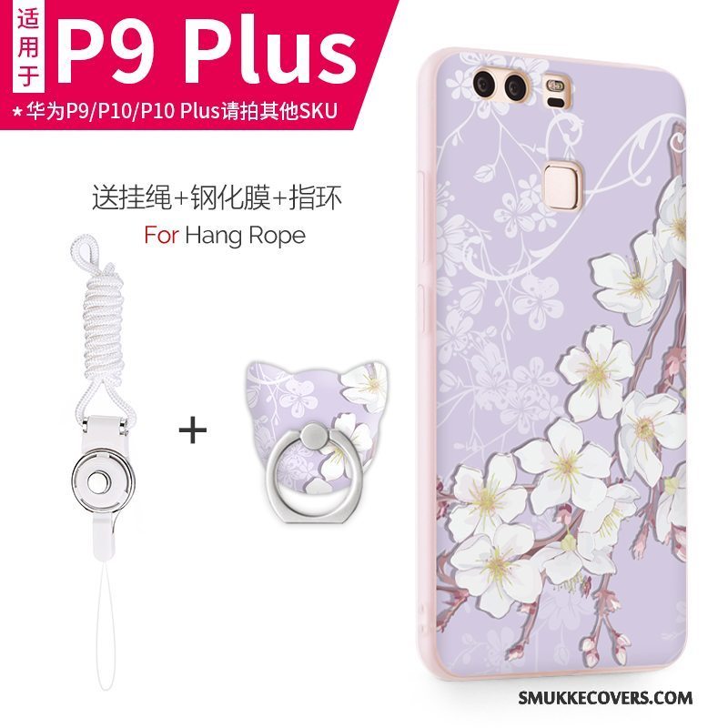 Etui Huawei P9 Plus Beskyttelse Telefontynd, Cover Huawei P9 Plus Blød Lyseblå Anti-fald