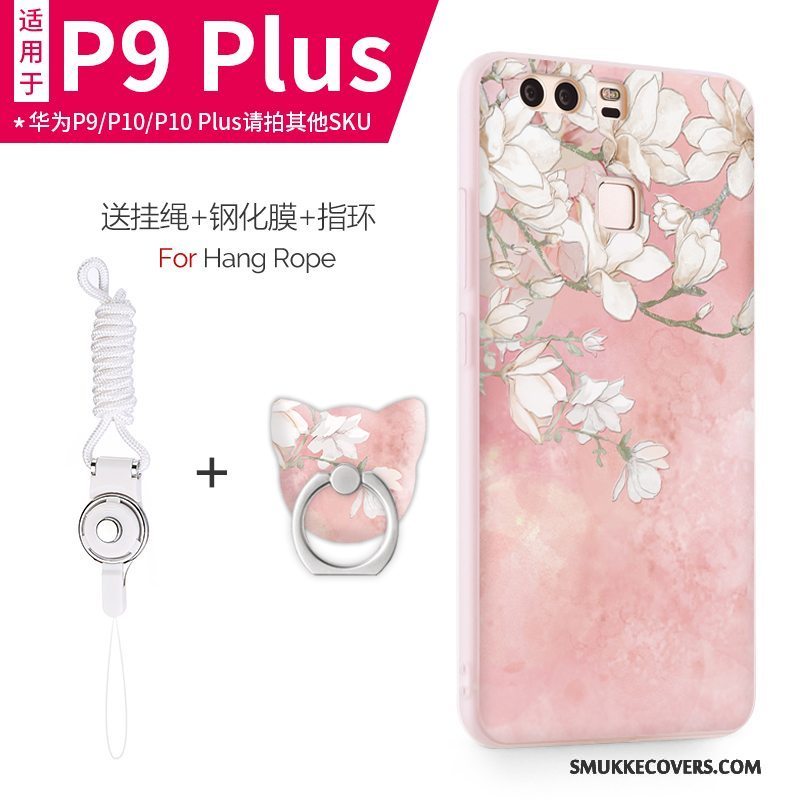 Etui Huawei P9 Plus Beskyttelse Telefontynd, Cover Huawei P9 Plus Blød Lyseblå Anti-fald