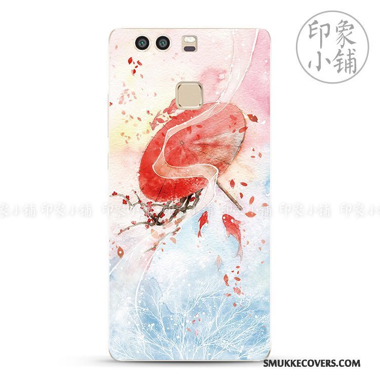 Etui Huawei P9 Plus Blød Frisk Telefon, Cover Huawei P9 Plus Beskyttelse Kunst Kinesisk Stil