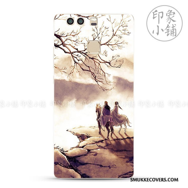 Etui Huawei P9 Plus Blød Frisk Telefon, Cover Huawei P9 Plus Beskyttelse Kunst Kinesisk Stil