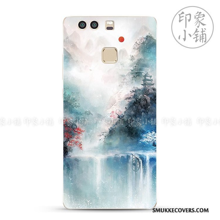 Etui Huawei P9 Plus Blød Frisk Telefon, Cover Huawei P9 Plus Beskyttelse Kunst Kinesisk Stil