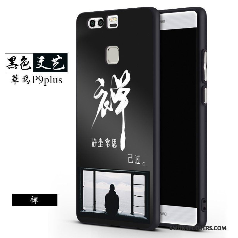 Etui Huawei P9 Plus Blød Nubuck Anti-fald, Cover Huawei P9 Plus Silikone Grå Telefon