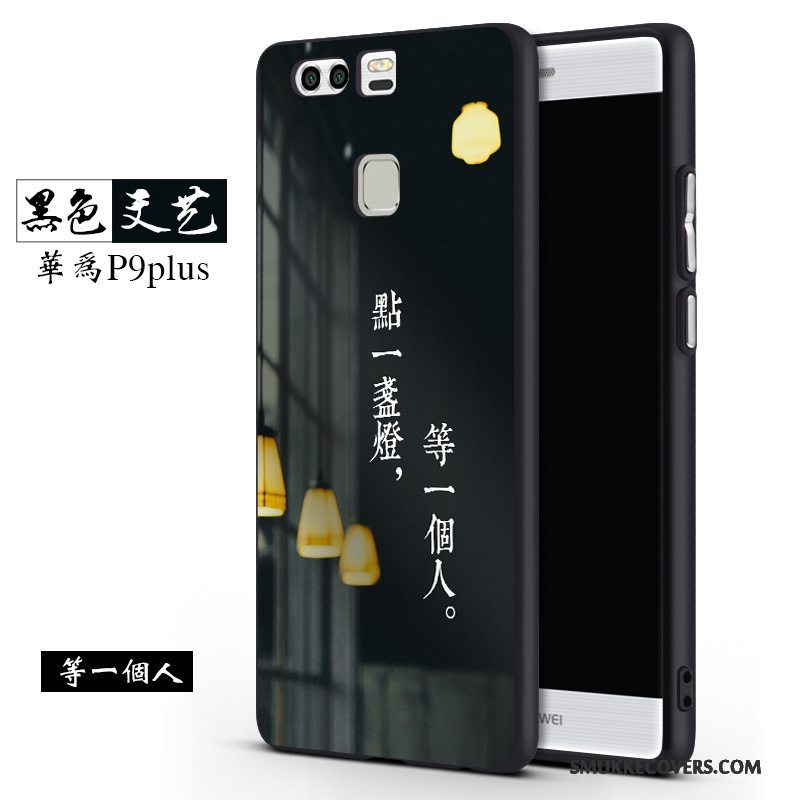 Etui Huawei P9 Plus Blød Nubuck Anti-fald, Cover Huawei P9 Plus Silikone Grå Telefon