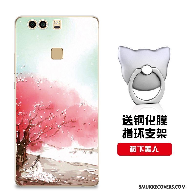 Etui Huawei P9 Plus Blød Telefontilpas, Cover Huawei P9 Plus Silikone Anti-fald Mønster
