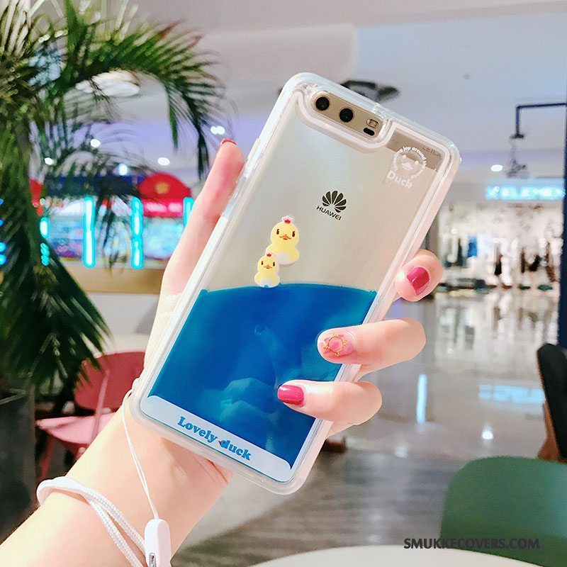 Etui Huawei P9 Plus Cartoon Smuk Telefon, Cover Huawei P9 Plus Kreativ Flydende And