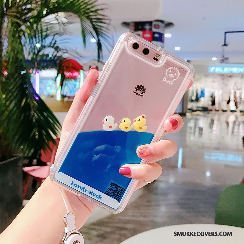 Etui Huawei P9 Plus Cartoon Smuk Telefon, Cover Huawei P9 Plus Kreativ Flydende And