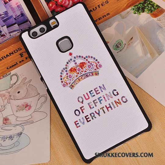 Etui Huawei P9 Plus Kreativ Anti-fald Hård, Cover Huawei P9 Plus Cartoon Telefontynd