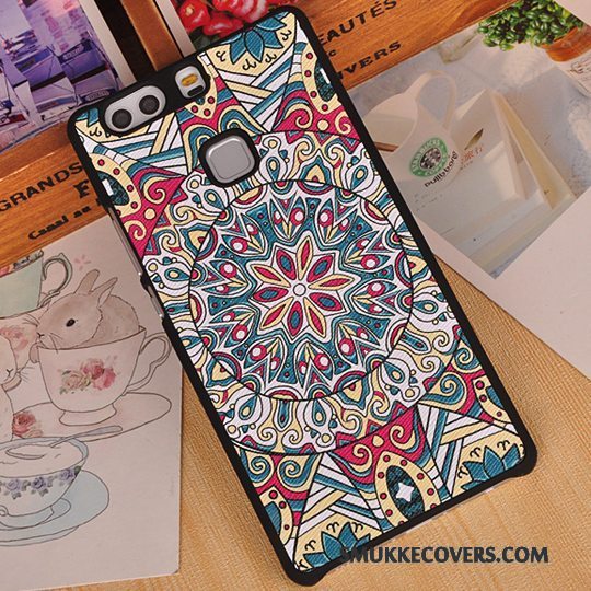 Etui Huawei P9 Plus Kreativ Anti-fald Hård, Cover Huawei P9 Plus Cartoon Telefontynd