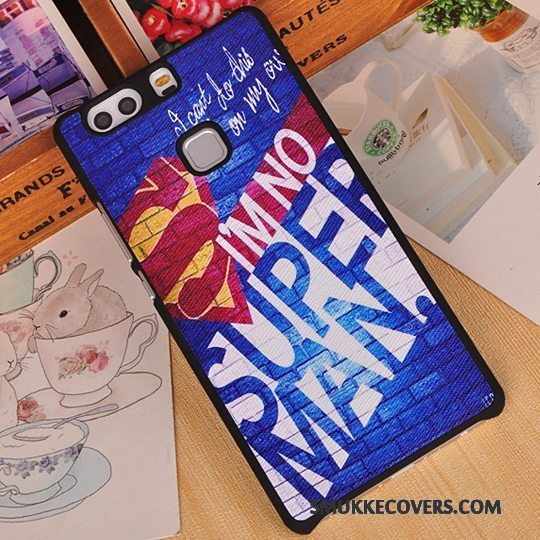 Etui Huawei P9 Plus Kreativ Anti-fald Hård, Cover Huawei P9 Plus Cartoon Telefontynd