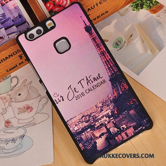 Etui Huawei P9 Plus Kreativ Anti-fald Hård, Cover Huawei P9 Plus Cartoon Telefontynd