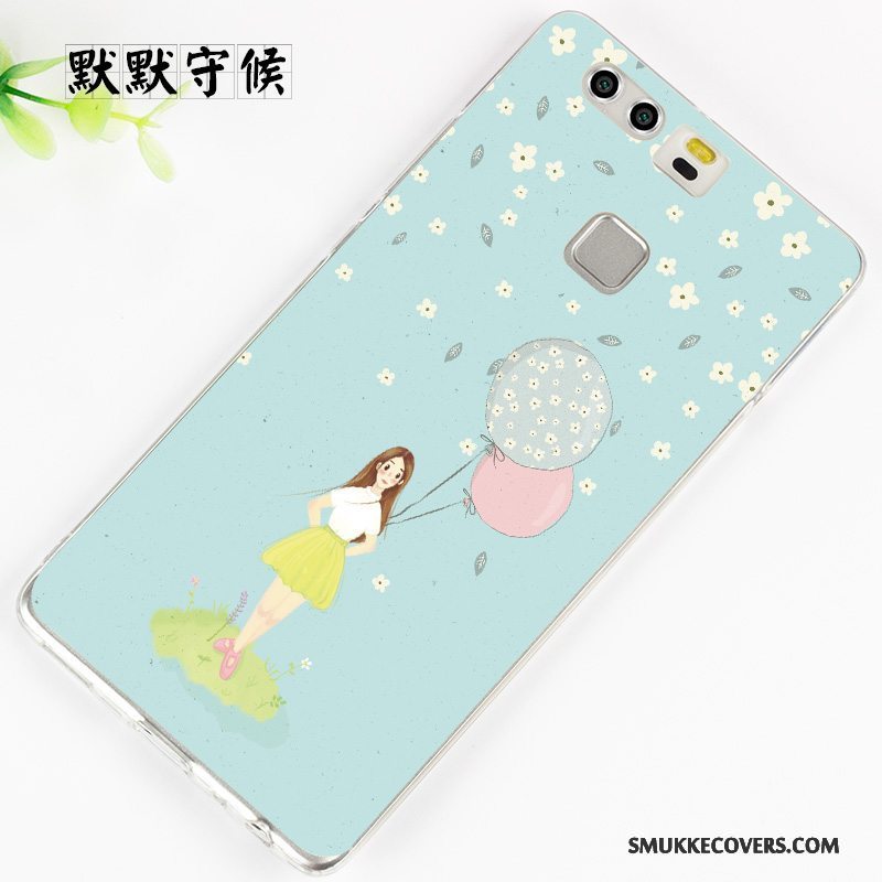 Etui Huawei P9 Plus Kreativ Telefonsort, Cover Huawei P9 Plus Silikone Hvid Af Personlighed