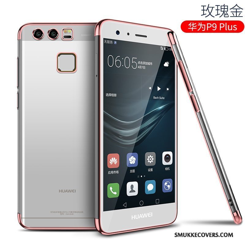 Etui Huawei P9 Plus Kreativ Tynd Trendy, Cover Huawei P9 Plus Tasker Telefonguld