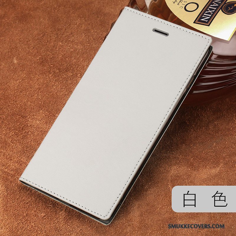 Etui Huawei P9 Plus Læder Telefonsort, Cover Huawei P9 Plus Folio Simple Anti-fald