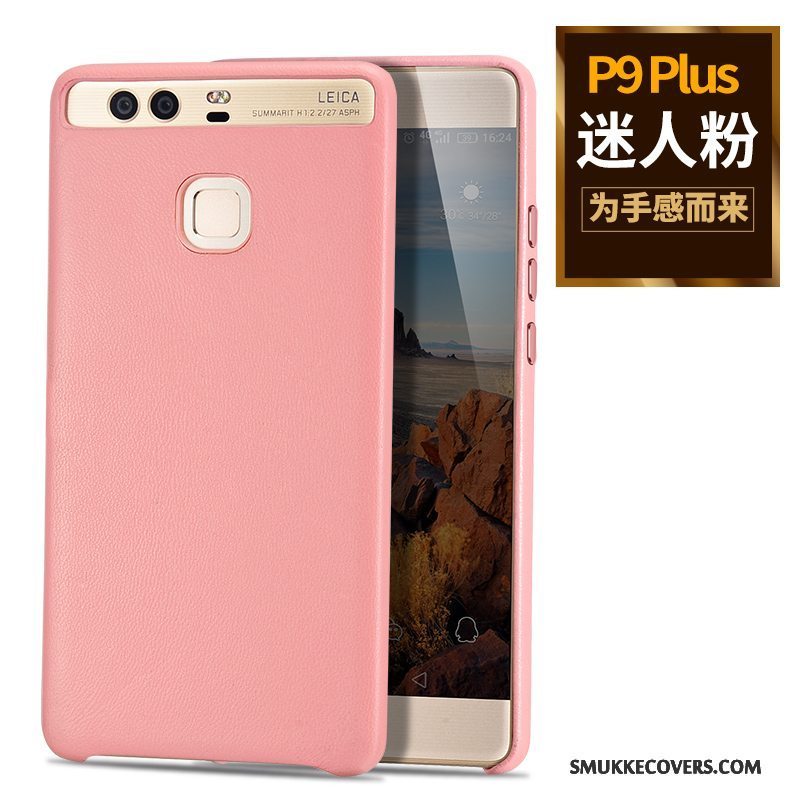Etui Huawei P9 Plus Læder Tynd Telefon, Cover Huawei P9 Plus Beskyttelse Business Høj Kvalitet