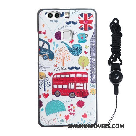 Etui Huawei P9 Plus Relief Ny Hængende Ornamenter, Cover Huawei P9 Plus Farve Trend Telefon