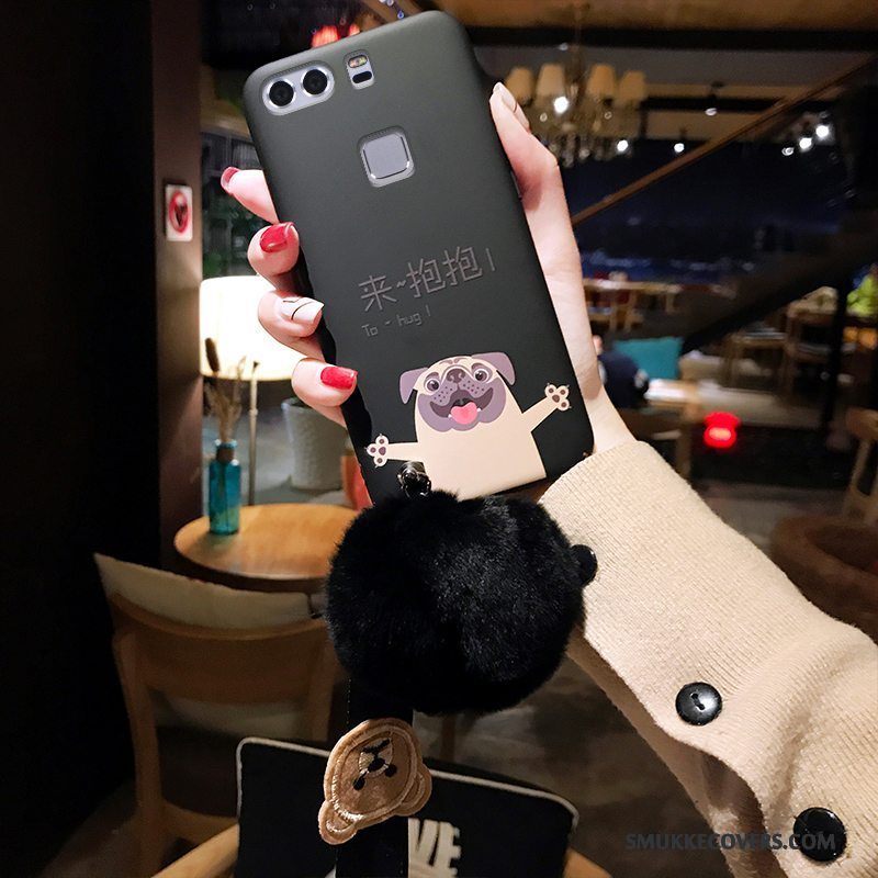 Etui Huawei P9 Plus Tasker Af Personlighed Kaninpels, Cover Huawei P9 Plus Beskyttelse Smuk Telefon
