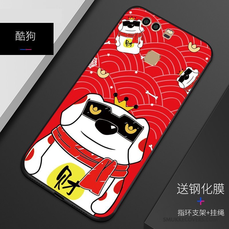 Etui Huawei P9 Silikone Nubuck Af Personlighed, Cover Huawei P9 Beskyttelse Telefontilpas