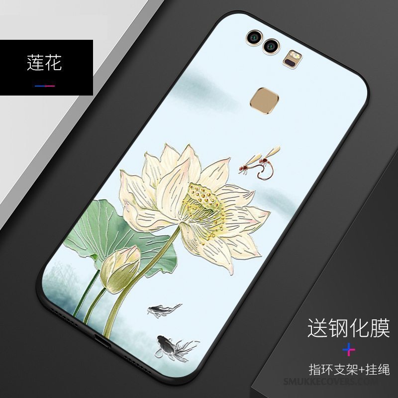 Etui Huawei P9 Silikone Nubuck Af Personlighed, Cover Huawei P9 Beskyttelse Telefontilpas