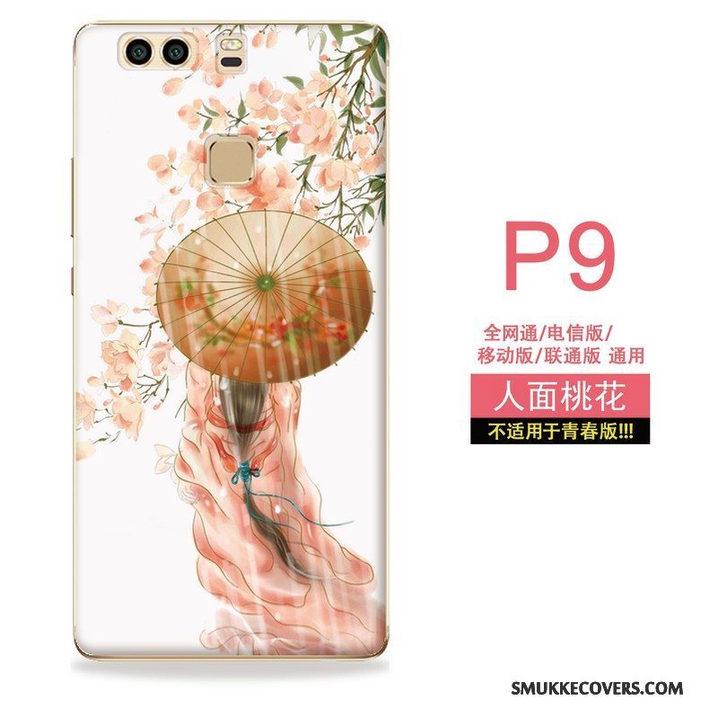 Etui Huawei P9 Tasker Kunst Telefon, Cover Huawei P9 Farve Hængende Ornamenter Vind