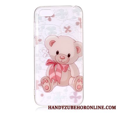 Etui Huawei Y5 2018 Blød Blå Hængende Ornamenter, Cover Huawei Y5 2018 Cartoon Telefon