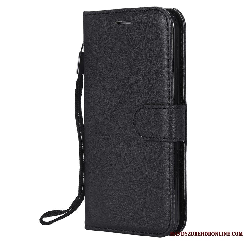 Etui Huawei Y5 2018 Blød Solid Farve Lilla, Cover Huawei Y5 2018 Læder Telefonanti-fald