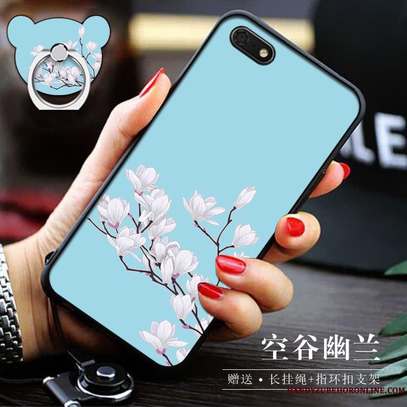 Etui Huawei Y5 2018 Blød Telefongul, Cover Huawei Y5 2018 Support Af Personlighed Trend