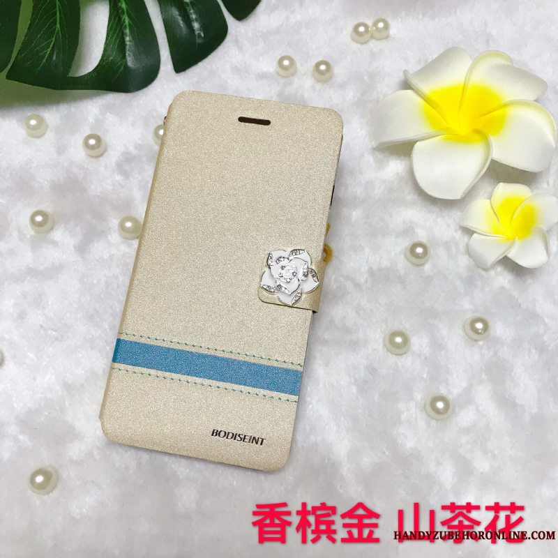 Etui Huawei Y5 2018 Læder Lyserød Telefon, Cover Huawei Y5 2018 Beskyttelse