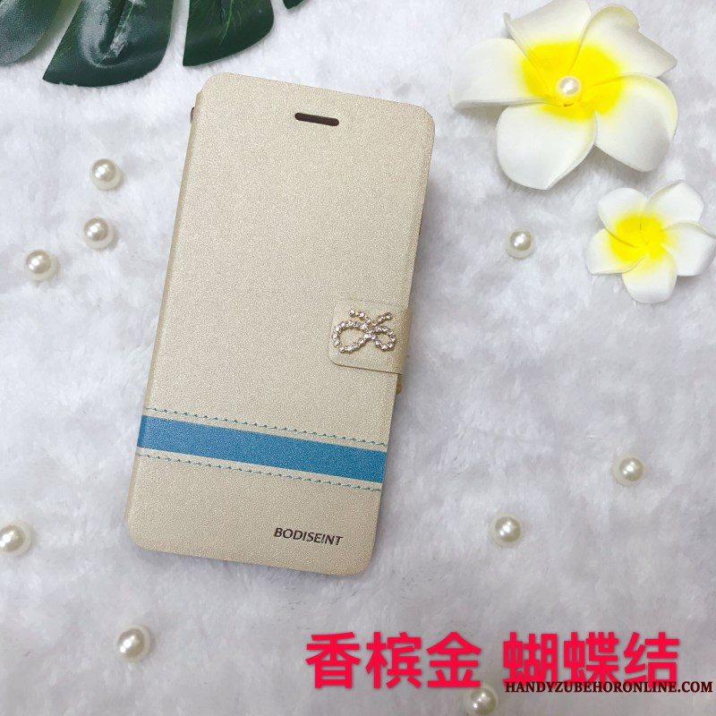 Etui Huawei Y5 2018 Læder Lyserød Telefon, Cover Huawei Y5 2018 Beskyttelse