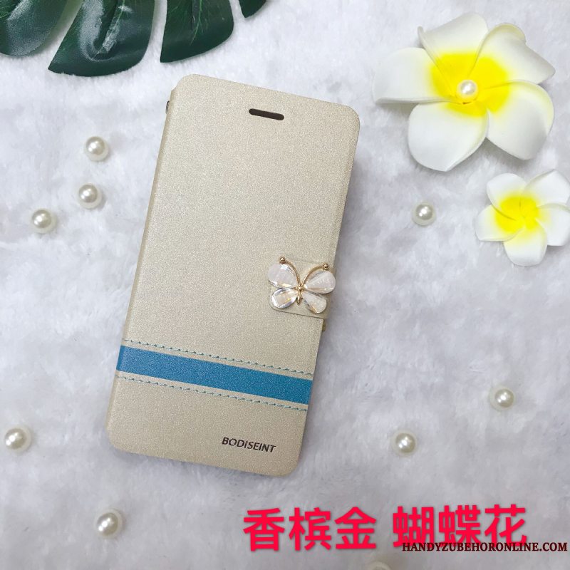 Etui Huawei Y5 2018 Læder Lyserød Telefon, Cover Huawei Y5 2018 Beskyttelse