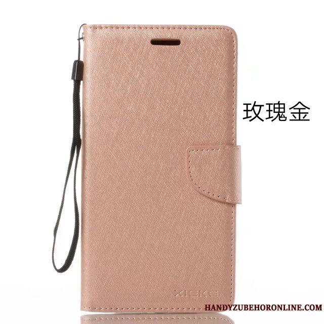 Etui Huawei Y5 2018 Tegnebog Fold Sølv, Cover Huawei Y5 2018 Beskyttelse Anti-fald Telefon