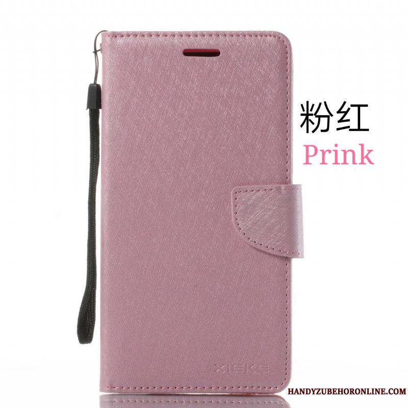 Etui Huawei Y5 2018 Tegnebog Fold Sølv, Cover Huawei Y5 2018 Beskyttelse Anti-fald Telefon