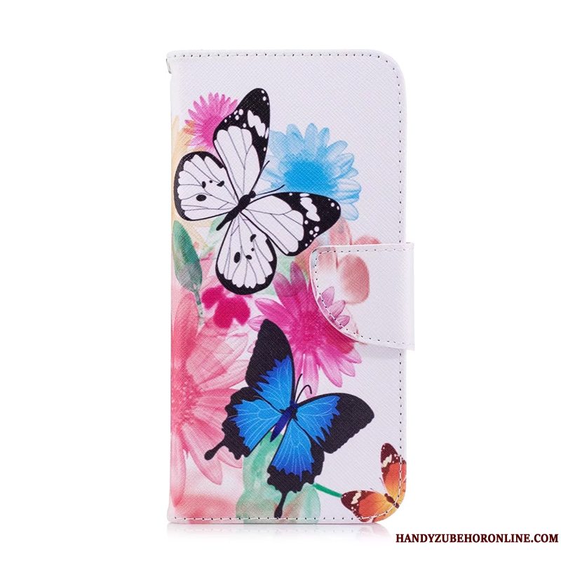 Etui Huawei Y5 2019 Beskyttelse Blå Telefon, Cover Huawei Y5 2019 Malet