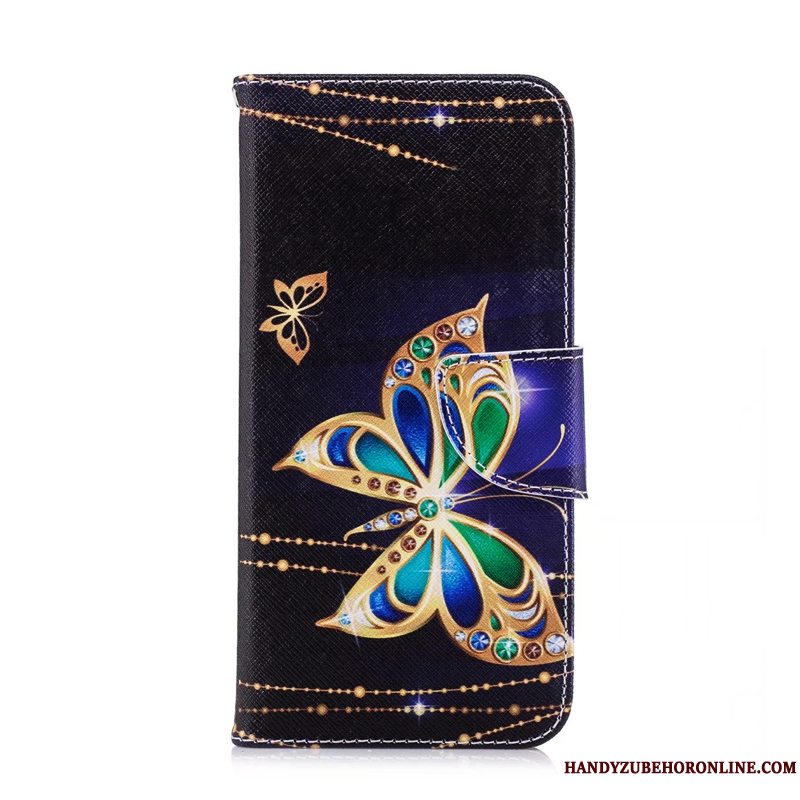 Etui Huawei Y5 2019 Beskyttelse Blå Telefon, Cover Huawei Y5 2019 Malet