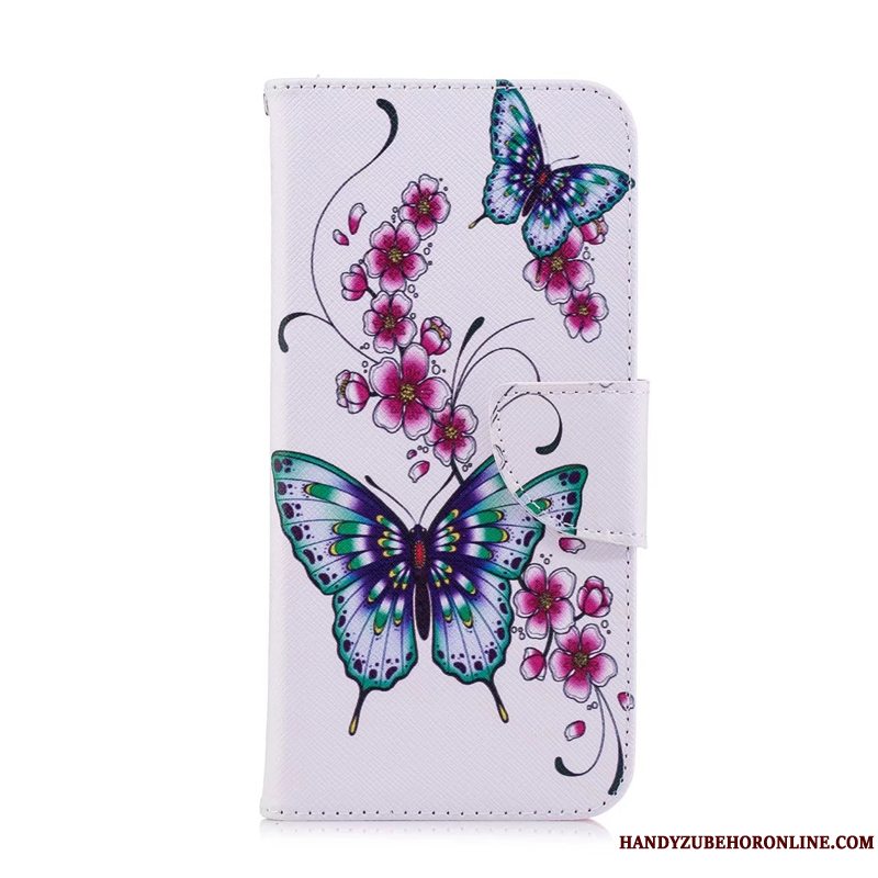 Etui Huawei Y5 2019 Beskyttelse Blå Telefon, Cover Huawei Y5 2019 Malet