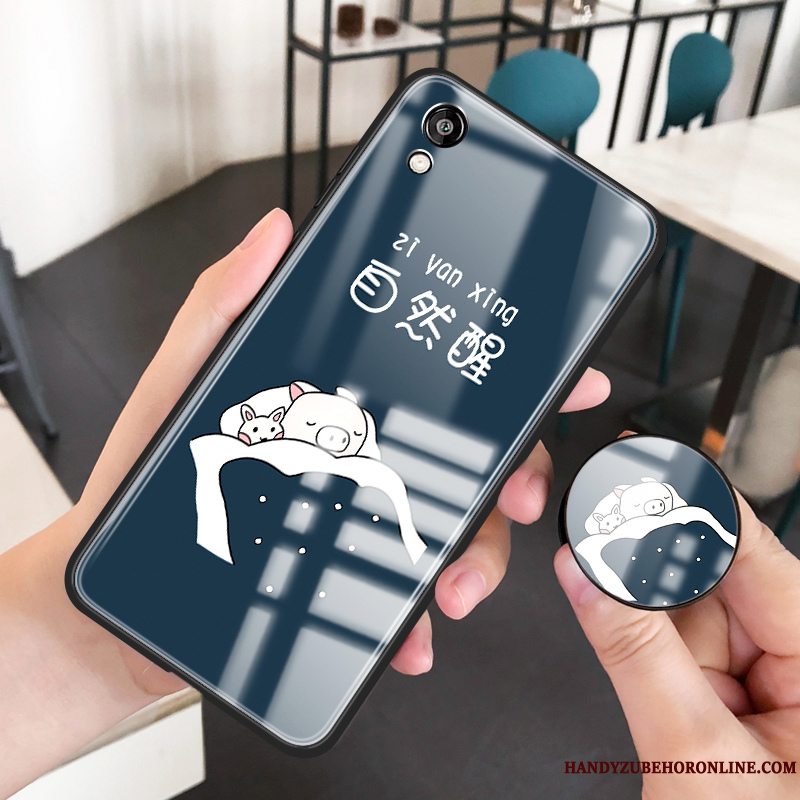 Etui Huawei Y5 2019 Beskyttelse Lille Sektion Rød, Cover Huawei Y5 2019 Glas Simple