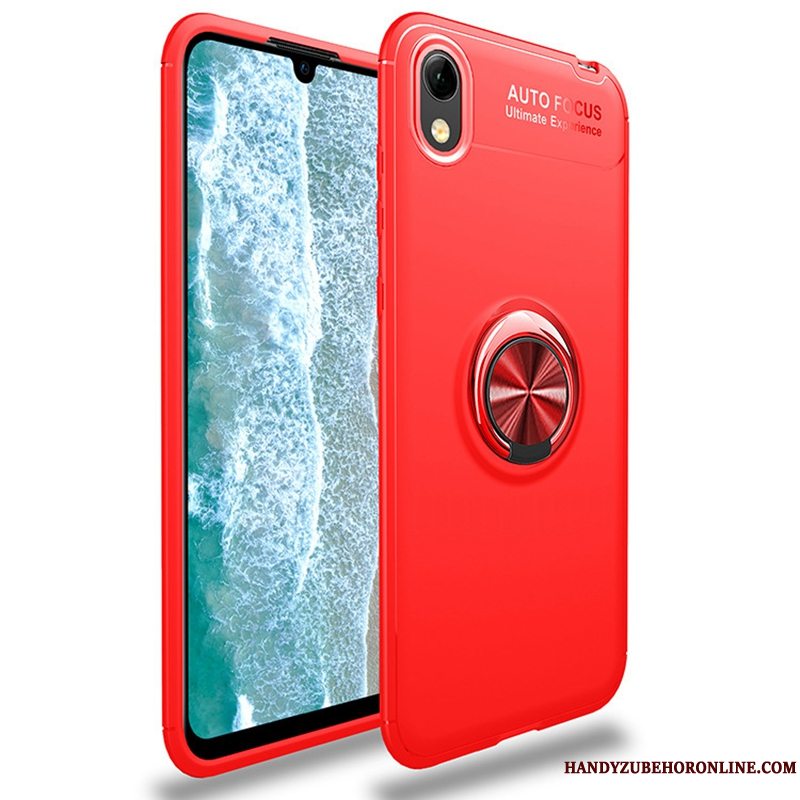 Etui Huawei Y5 2019 Beskyttelse Magnetisk Ring, Cover Huawei Y5 2019 Tasker Rød Anti-fald