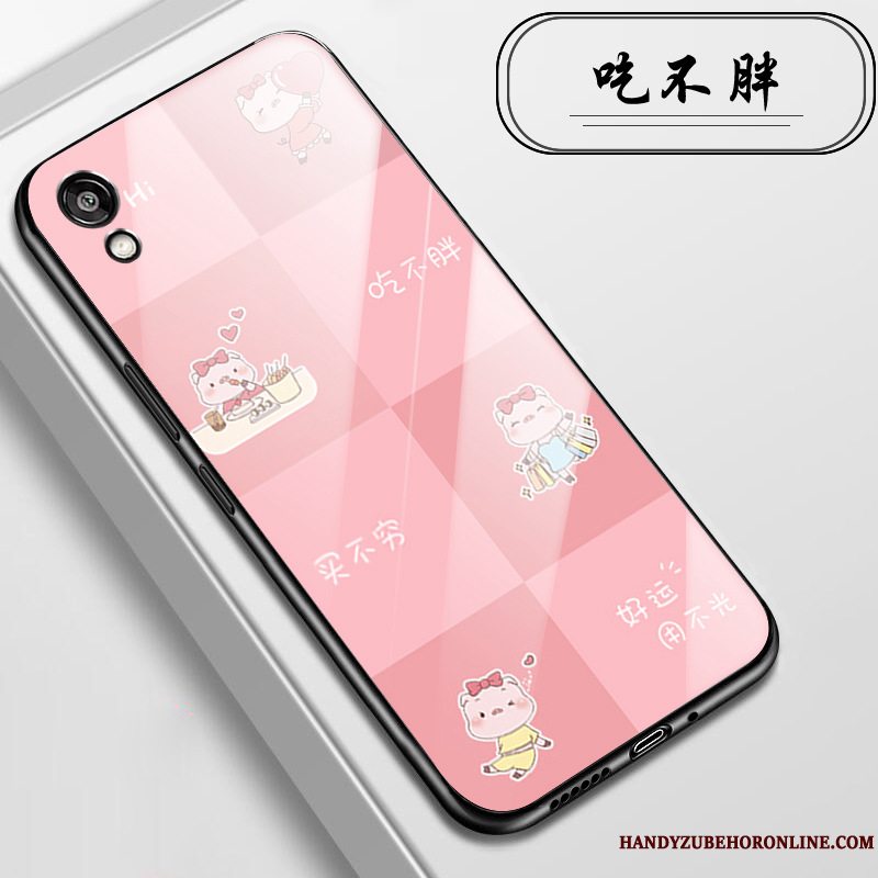 Etui Huawei Y5 2019 Beskyttelse Net Red Glas, Cover Huawei Y5 2019 Farve Telefonaf Personlighed