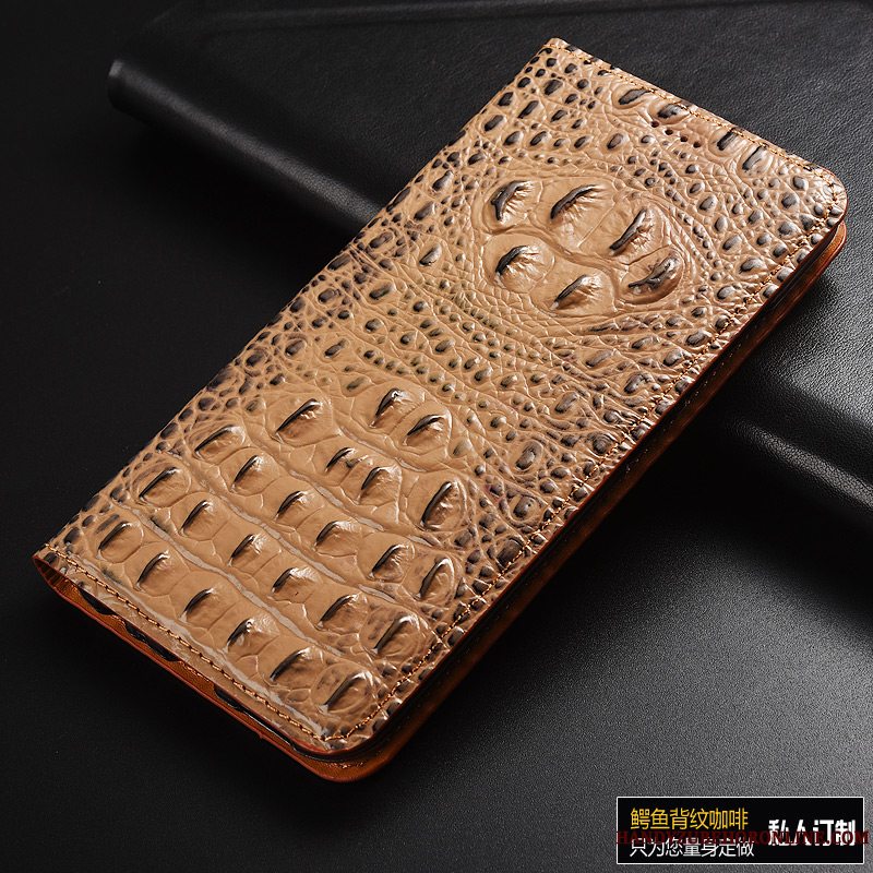 Etui Huawei Y5 2019 Læder Telefonsort, Cover Huawei Y5 2019