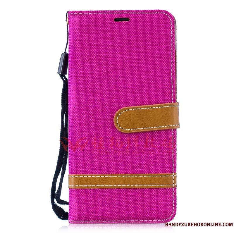 Etui Huawei Y5 2019 Tasker Anti-fald Rød, Cover Huawei Y5 2019 Silikone Trend Business